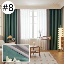 Modern Stikselgordijn Op Maat Gemaakt Gordijn Van Chenille, Verduisterend Voor Woonkamer En Slaapkamer