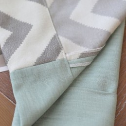 Luxe Jacquard Gordijnen Golvend Gestreept Verduisterend Voor Woonkamer