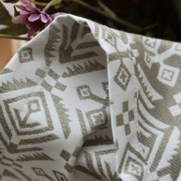 Luxe Jacquard Gordijnen Geometrische Verduistering Voor Woonkamer