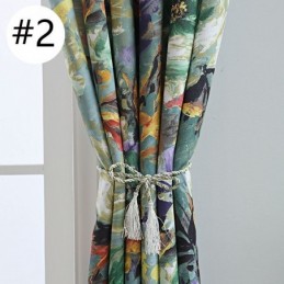 Verduisteringsgordijn Van American Style Op Maat Gemaakt, Kamerverduisteringsgordijn Met Bloemenmotief