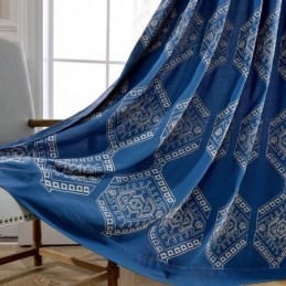 Modern Max Verduisteringsgordijn Op Maat Gemaakt Gordijn Geometrisch Borduurwerk Slaapkamer