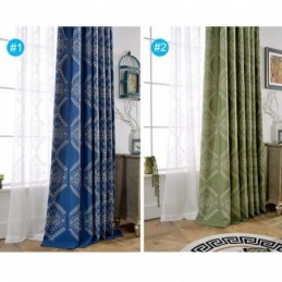 Modern Max Verduisteringsgordijn Op Maat Gemaakt Gordijn Geometrisch Borduurwerk Slaapkamer