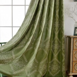 Modern Max Verduisteringsgordijn Op Maat Gemaakt Gordijn Geometrisch Borduurwerk Slaapkamer