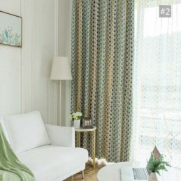 Modern Eenvoudig Gordijn Op Maat Gemaakt Gordijn Uniek Kralen Koorden Print Verduisterende Kinderkamerstof