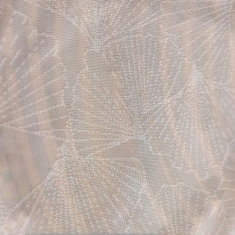 Moderne Witte Transparante Gordijnen Met Bladtule Voor Woonkamer En Slaapkamer