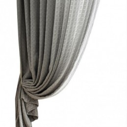 Nordic Plaid Tule Gordijn Op Maat Gemaakt Gordijn Kettingbreiwerk Transparant Voor Woonkamer