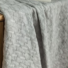 Nordic Plaid Tule Gordijn Op Maat Gemaakt Gordijn Kettingbreiwerk Transparant Voor Woonkamer