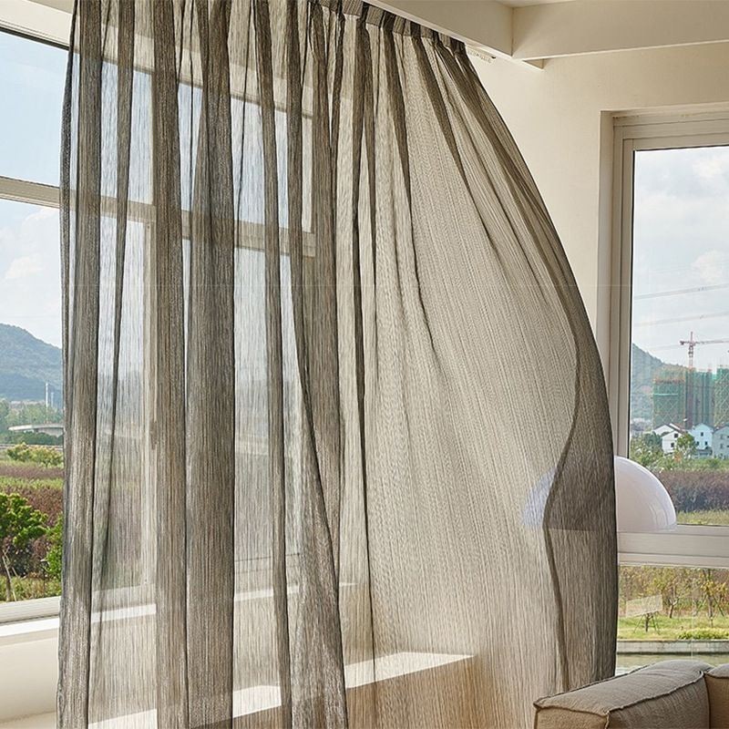 Prachtig Voile Gordijn Op Maat Gemaakt Gordijn Effen Tule Voor Woonkamer Slaapkamer