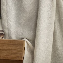 Gordijnen Met Geometrisch Patroon, Modern Transparant Gordijn, Op Maat Gemaakt Gordijn Voor Woonkamer/Slaapkamer