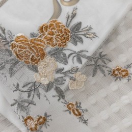 Tule Gordijnen Met Bloemen, Witte Voile, Transparant Voor De Woonkamer