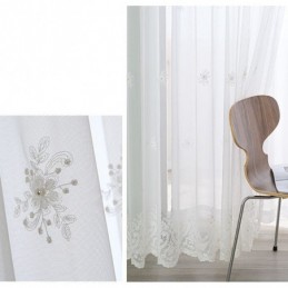 Geborduurd Verduisteringsgordijn Op Maat Gemaakt Gordijn Luxe Europees Thermisch Geïsoleerd Gordijn Voor De Woonkamer