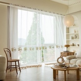 Geborduurde Doorschijnende...