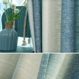 Semi-Verduisterend Gordijn Op Maat Gemaakt Gordijn Met Kleurrijke Strepen, Bedrukt Slaapkamer Woonkamer