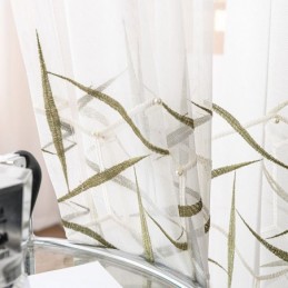 Europees Geborduurd Transparant Gordijn Op Maat Gemaakt Gordijn Tule Luxe Voile Gordijnen Voor De Woonkamer