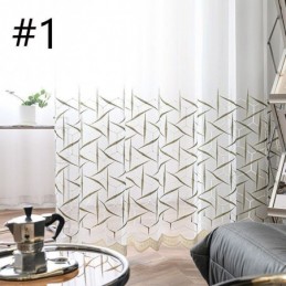 Europees Geborduurd Transparant Gordijn Op Maat Gemaakt Gordijn Tule Luxe Voile Gordijnen Voor De Woonkamer