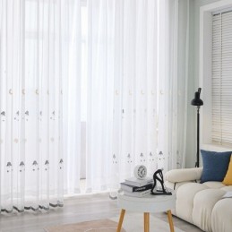 Cartoon Geborduurd Tule...