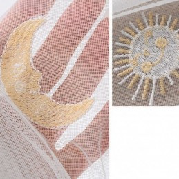 Cartoon Geborduurd Tule Gordijn Op Maat Gemaakt Gordijn Mooi Patroon Transparante Raamdecoratie