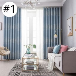 Modern Verduisteringsgordijn Op Maat Gemaakt Gordijn Jacquard Voor Woonkamer Slaapkamer