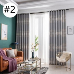 Modern Verduisteringsgordijn Op Maat Gemaakt Gordijn Jacquard Voor Woonkamer Slaapkamer