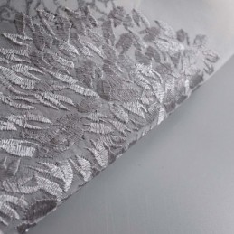 Ademend Gordijn Op Maat Gemaakt Gordijn Met Bloemencluster En Borduurwerk Voor De Woonkamer