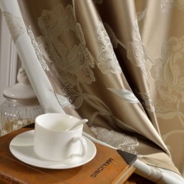 Europese Luxe Max Verduisteringsgordijn Op Maat Gemaakt Gordijn Pioenroos Slaapkamer