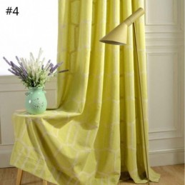 Abstract Semi-Verduisterend Gordijn Op Maat Gemaakt Gordijn Honingraat Borduurwerk Woonkamer