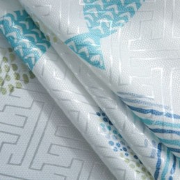 Semi-Verduisteringsgordijn Op Maat Gemaakt Gordijn Met Visprint Kinderkamer Woonkamer