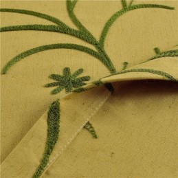 Verduisteringsgordijn Van Katoen En Linnen Op Maat, Geel, Verduisterend, Woonkamer, Slaapkamer