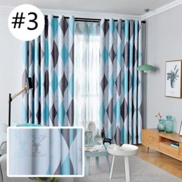 Verduisteringsgordijn Op Maat Gemaakt Gordijn Met Ruitvormig Geometrisch Patroon