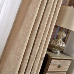 Vintage Semi-Verduisteringsgordijn Op Maat Gemaakt Gordijn Luxe Borduurwerk Woonkamer