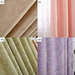 Vintage Semi-Verduisteringsgordijn Op Maat Gemaakt Gordijn Luxe Borduurwerk Woonkamer