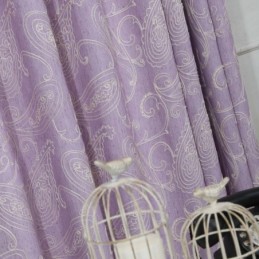 Vintage Semi-Verduisteringsgordijn Op Maat Gemaakt Gordijn Luxe Borduurwerk Woonkamer