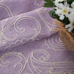 Vintage Semi-Verduisteringsgordijn Op Maat Gemaakt Gordijn Luxe Borduurwerk Woonkamer