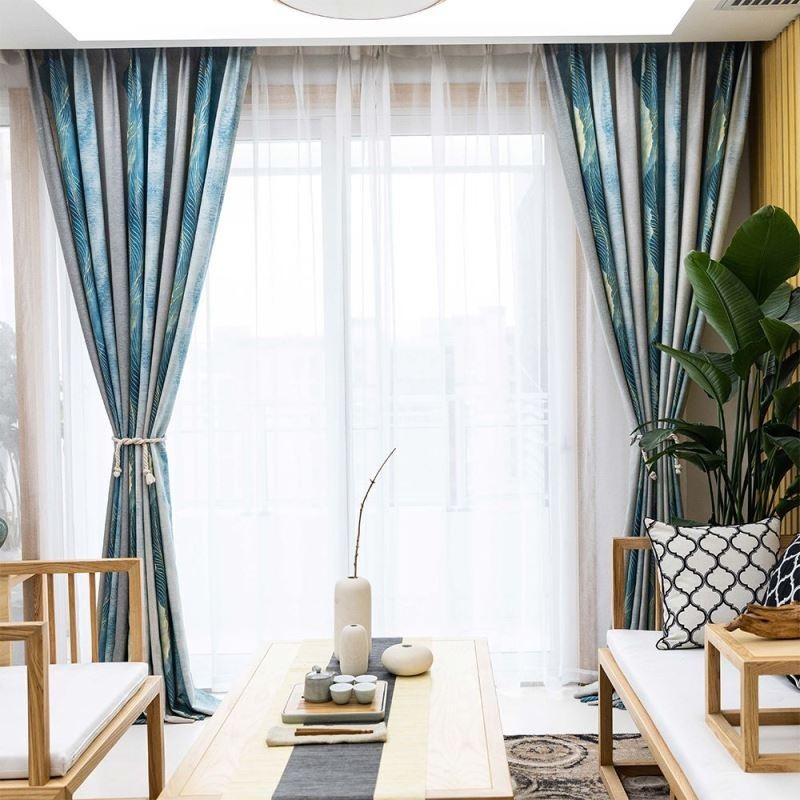 Modern Max Verduisteringsgordijn Op Maat Gemaakt Gordijn Dikker Met Inkt Bedrukt Slaapkamer