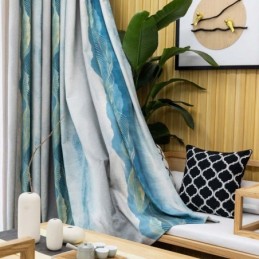 Modern Max Verduisteringsgordijn Op Maat Gemaakt Gordijn Dikker Met Inkt Bedrukt Slaapkamer