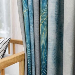 Modern Max Verduisteringsgordijn Op Maat Gemaakt Gordijn Dikker Met Inkt Bedrukt Slaapkamer