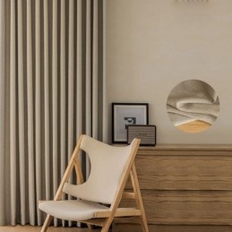 Nordic Gordijnen Effen Kleur Verduisterend Voor Woonkamer