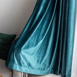 Gordijn In Scandinavische Stijl, Op Maat Gemaakt, Effen Flanel Voor Woonkamer, Hotel