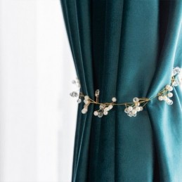 Gordijn In Scandinavische Stijl, Op Maat Gemaakt, Effen Flanel Voor Woonkamer, Hotel