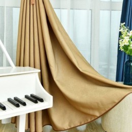 Fluwelen Gordijnen Effen Kleur Verduisterend Voor De Woonkamer