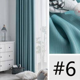 Nordic Gestreepte Jacquardgordijnen Op Maat Gemaakt, Verduisterende Gordijnen Voor Woonkamer En Slaapkamer