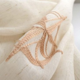 Moderne Transparante Gordijnen Op Maat Gemaakt, Ademend, Stervormig Borduurwerk Voor De Woonkamer