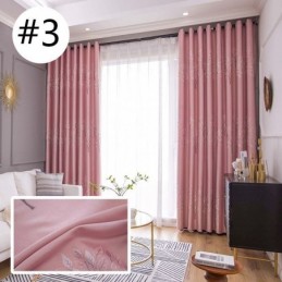 Gordijnen Met Boompatroon In Scandinavische Stijl, Satijnen Jacquard, Woonkamer/Slaapkamer