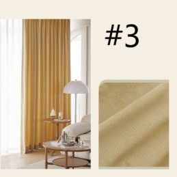 Luxe Geometrische Gordijnen, Moderne Reliëfverduistering Voor De Slaapkamer