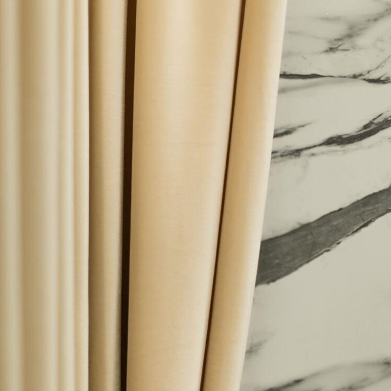 Flanellen Champagne Kleur Verduisteringsgordijn Op Maat Gemaakt Gordijn Nordic Minimalist Premium Stof Woonkamer Restaurant