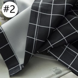 Geruite Verduisteringsgordijn Op Maat Gemaakt Gordijn Met Geometrische Ruit Voor Slaapkamer En Woonkamer