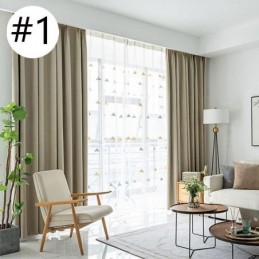 Kleuren Pure Color Fine Linen Slaapkamer Woonkamer Schaduw Warmte Isolatie Gordijn Op Maat Gemaakt Gordijn
