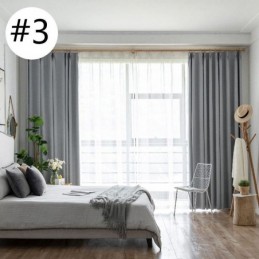 Kleuren Pure Color Fine Linen Slaapkamer Woonkamer Schaduw Warmte Isolatie Gordijn Op Maat Gemaakt Gordijn