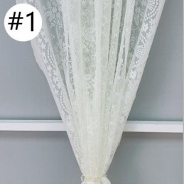 Witte Kantgordijnen Voor De Woonkamer