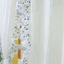 Moderne Jacquard-Transparante Gordijnen In Scandinavische Stijl Voor De Woonkamer